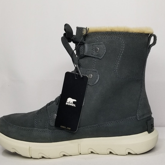 Sorel Women's Explorer Next Joan Waterproof Boots  Size 7 Grill Fawn NWT - Picture 3 of 8